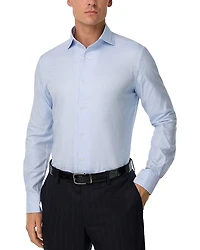 Boggi Milano Capri Printed Button Front Shirt