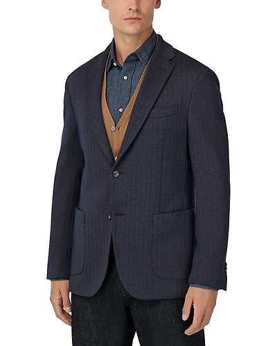 Boggi Milano Herringbone Jacket