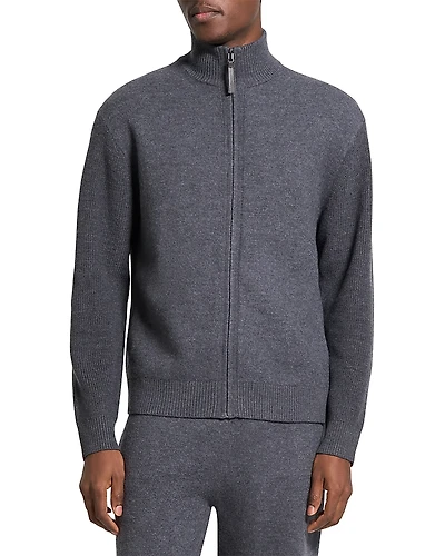 Theory Long Sleeve Relaxed Fit Wool Turtle Neck Sweater