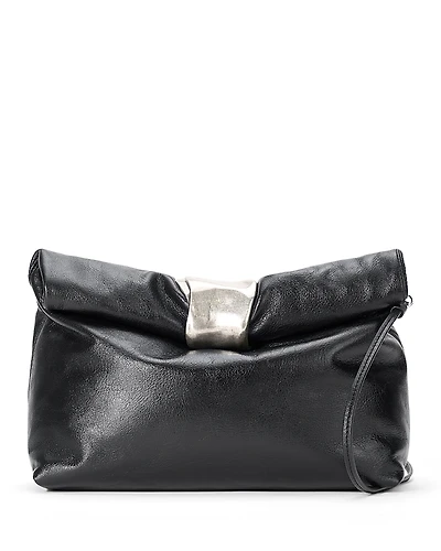 Staud Leather Cuff Clutch