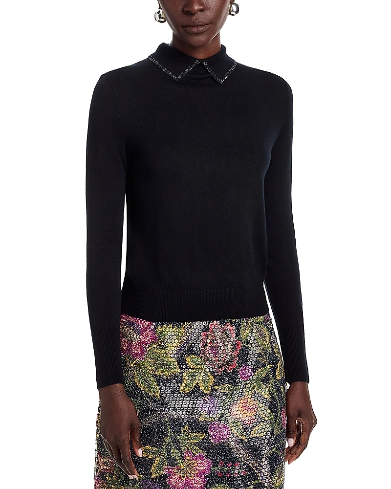 Kobi Halperin Dove Shirt Collar Sweater