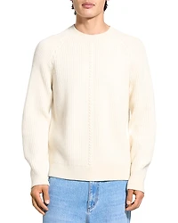Theory Cable Long Sleeve Crew Neck