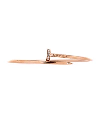 Pre-Owned Cartier Small Juste un Clou Bracelet 18K Rose Gold with Diamonds