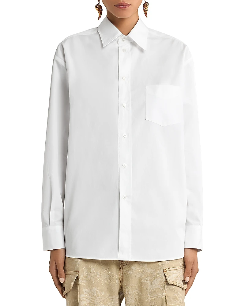 Etro Back Print Loose Fit Shirt