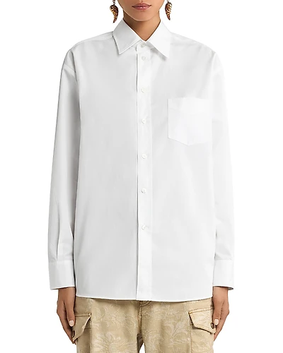 Etro Back Print Loose Fit Shirt