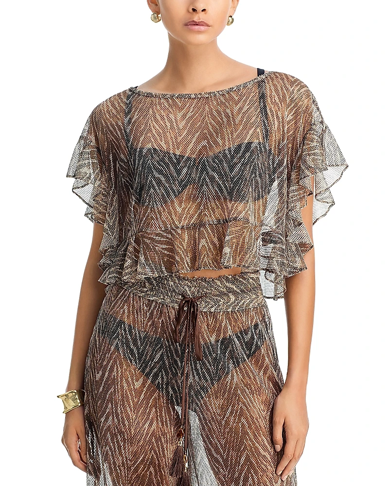 Ramy Brook Synthia Cover Up Top