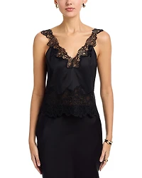 Ramy Brook Jen Lace Trim Top