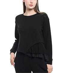 Wilt Clothing Mix Media Sweatshirt