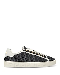 Versace Men's Jacquard V Fabric Low Top Sneakers