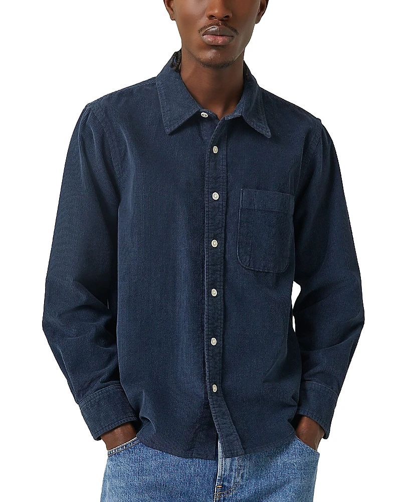Corridor Corduroy Long Sleeve Button Front Shirt