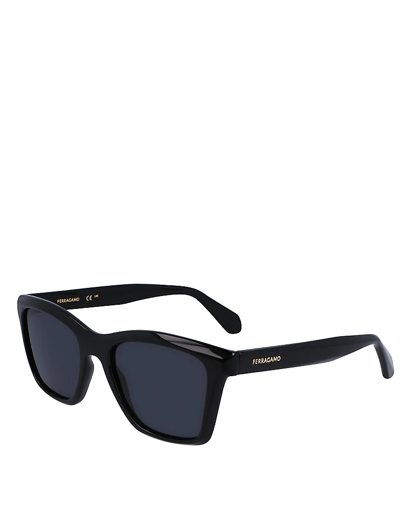 Ferragamo Classic Logo Rectangular Sunglasses, 54mm