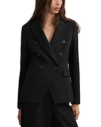 Reiss Petite Gabi Double Breasted Blazer