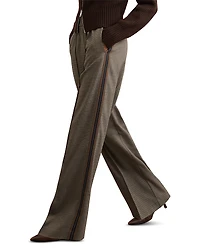 Reiss Petite Tarley Side Stripe Check Pants