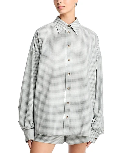 Brandon Maxwell Harvey Boyfriend Shirt