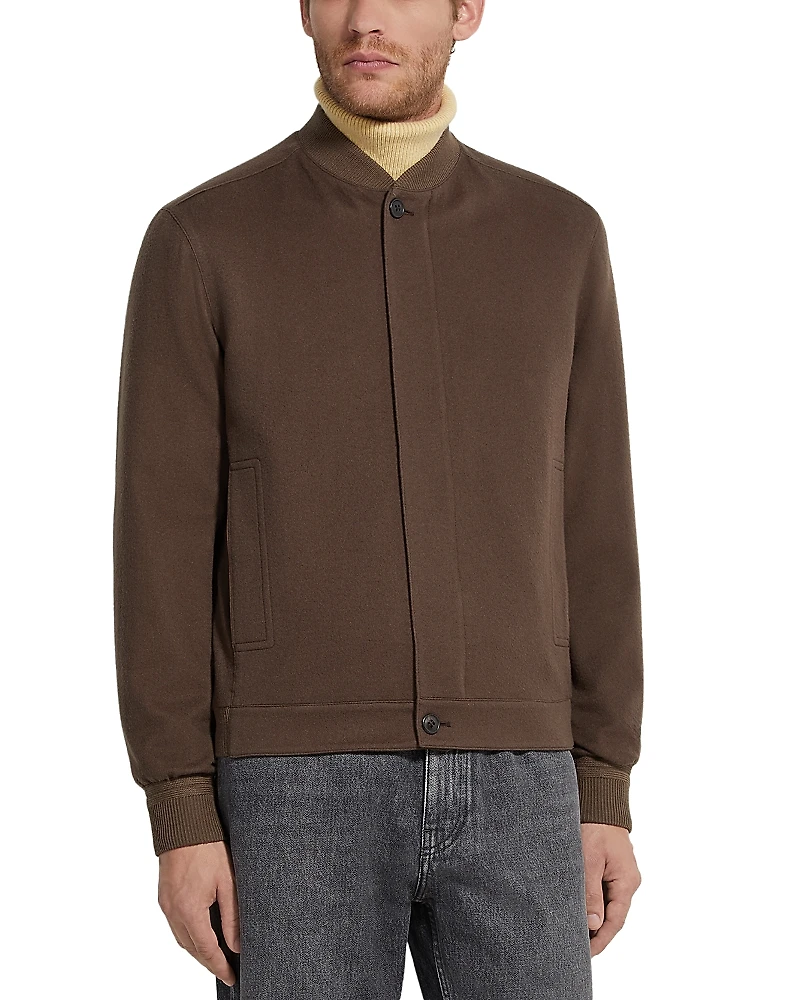 Zegna Oasi Cashmere Elements Bomber Jacket