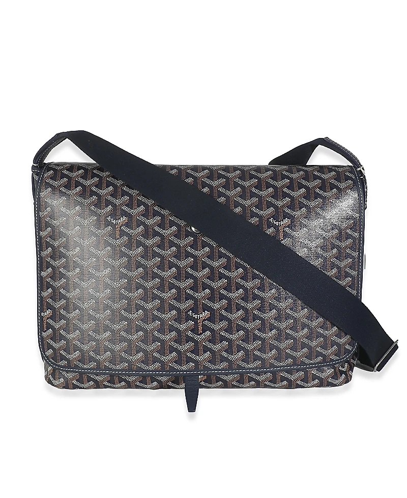 Pre-Owned Goyard Capetien Messenger Canvas Handbag