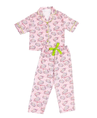 Sunshine Society Girls' Crown Jewel Silky Set - Little Kid, Big Kid