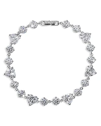 Nadri Le Bisou Cubic Zirconia Heart Line Bracelet