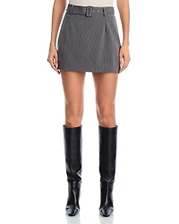 French Connection Minka Pinstriped Skirt