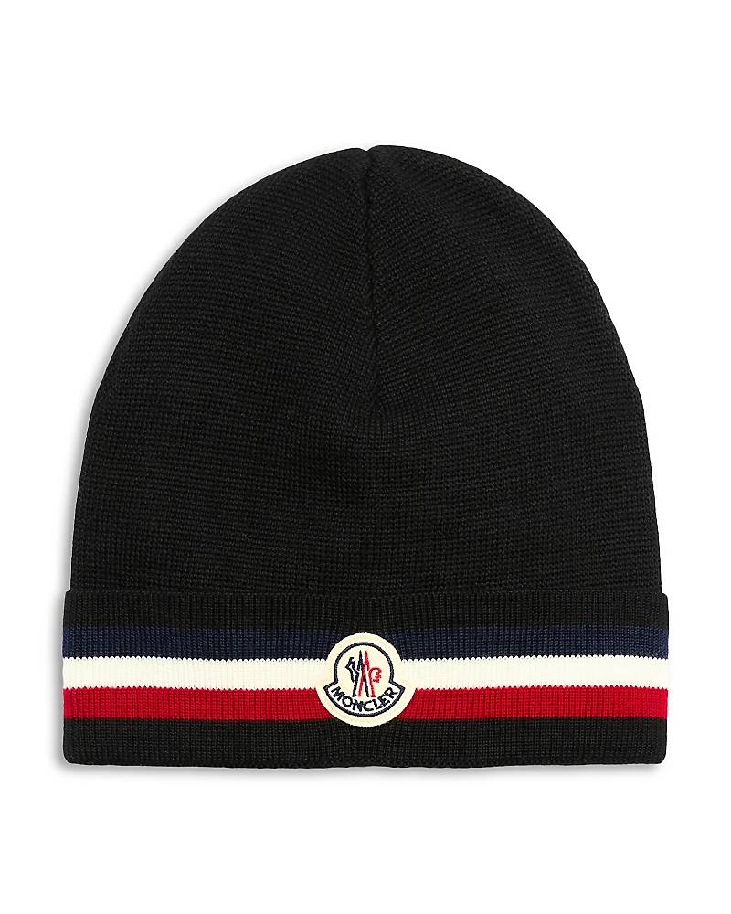 Moncler Striped Cuff Beanie