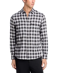 Michael Kors Plaid Classic Fit Button Down Shirt