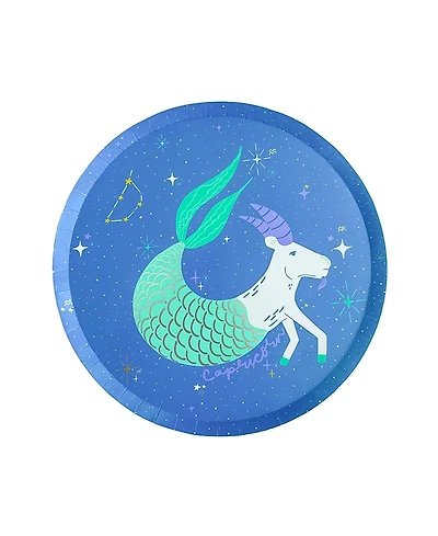 Jollity & Co. Zodiac Themed Paper Party Dinner Plates, Set of 8
