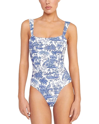 Staud Adelaide One Piece Swimsuit