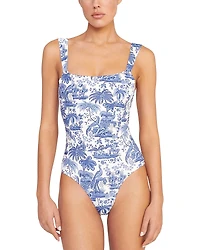 Staud Adelaide One Piece Swimsuit