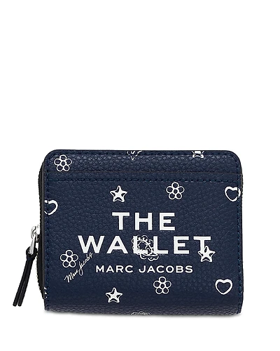 Marc Jacobs The Bandana Mini Leather Compact Wallet