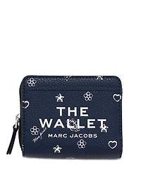 Marc Jacobs The Bandana Mini Leather Compact Wallet