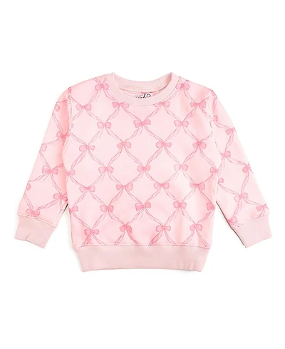 Sweet Wink Girls' Bow Trellis Sweatshirt - Kid