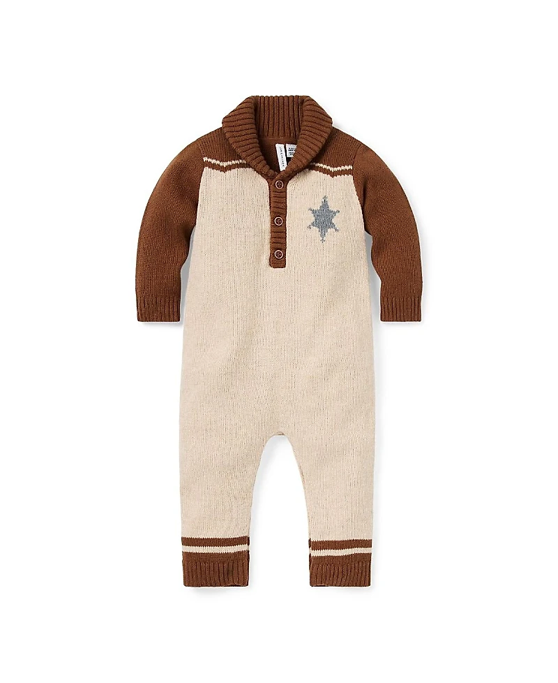 Janie and Jack Boys' Western Sweater One-Piece - Baby