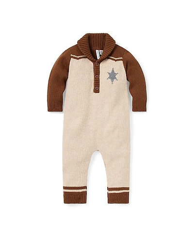 Janie and Jack Boys' Western Sweater One-Piece - Baby