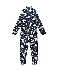 Deux par Girls' Two-Piece Thermal Flower Underwear Set