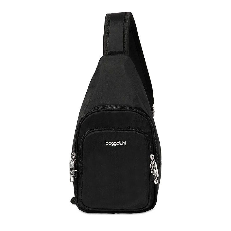 Baggallini The Travel Smart Edit Securtex Anti Theft Daytripper Sling Bag