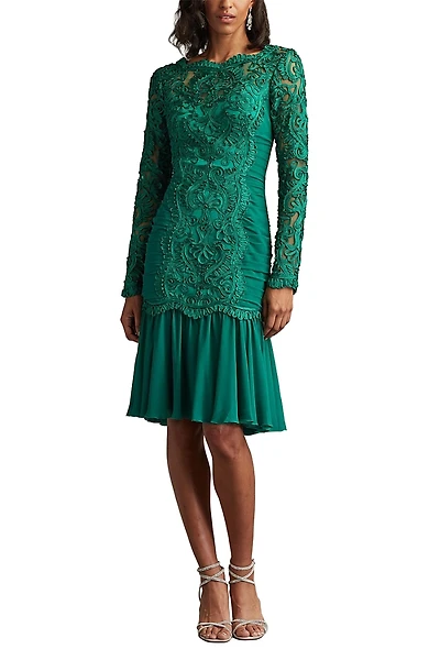 Tadashi Shoji Novara Embroidered Skater Dress