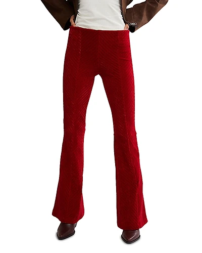 Free People Penny Pull On Velvet Pants