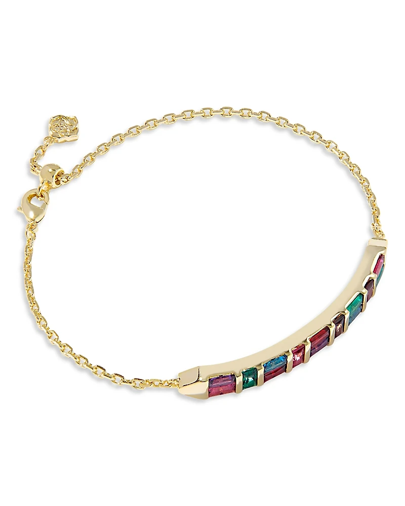Kendra Scott Jamie Baguette Crystal Chain Bracelet