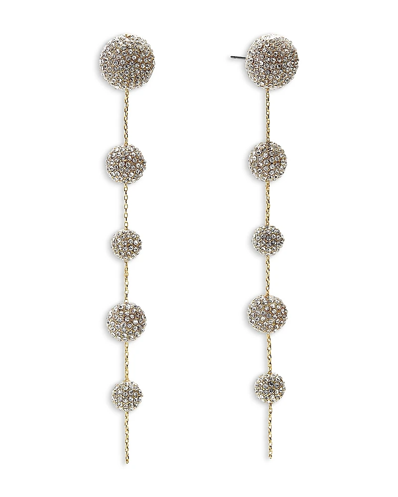 Baublebar Blair Pave Fireball Linear Drop Earrings