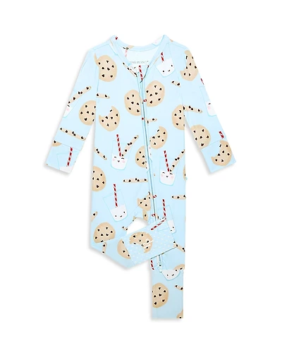 Posh Peanut Unisex Chocolate Chip Cookies Convertible One Piece Jumpsuit Footie - Baby