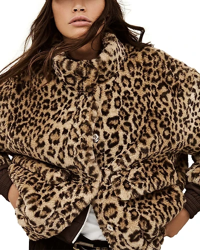 ba & sh Jaros Faux Fur Jacket