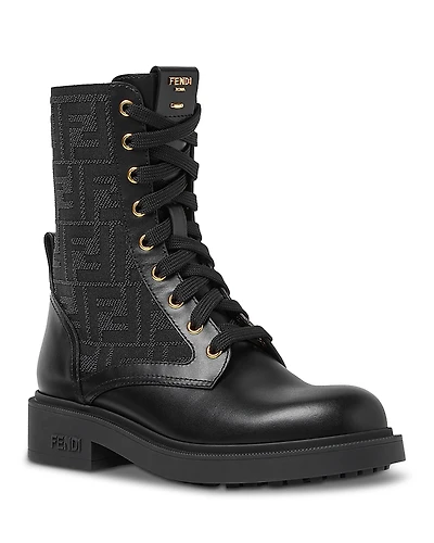 Fendi Women's Filo Biker Boots