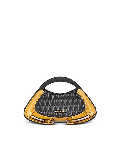 Balmain Quilted Small Jolie Madame Bag