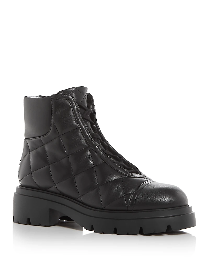 Stuart Weitzman Women's Hudson Quilted Boots
