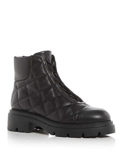 Stuart Weitzman Women's Hudson Quilted Boots