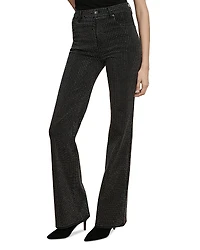 Veronica Beard Crosbie High Rise Wide Leg Jeans