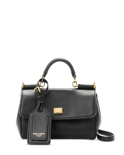 Dolce & Gabbana Leather Top Handle Bag