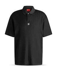 Hugo Dallovo Short Sleeve Textured Polo Shirt