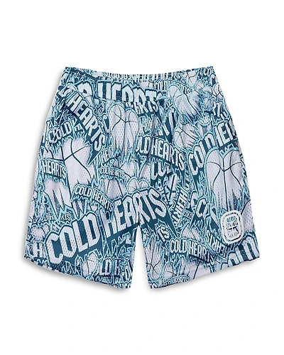 Overtime Boys' Cold Hearts Collage Shorts - Big Kid