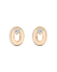 Shahla Karimi from the Luxe Collection Certified Lab Grown Diamond Doshi Puff Studs with Trillions